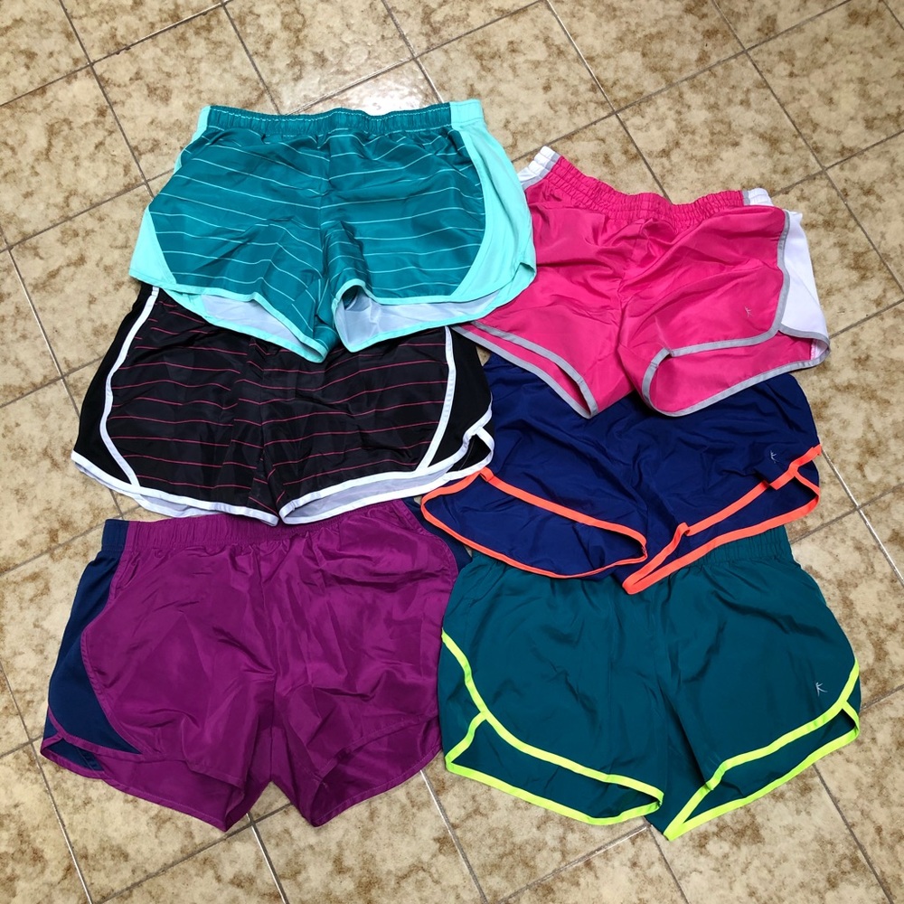 6 athletic shorts